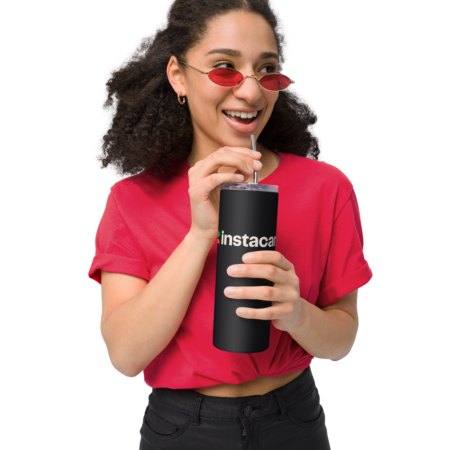 Instacart Stainless Steel Tumbler