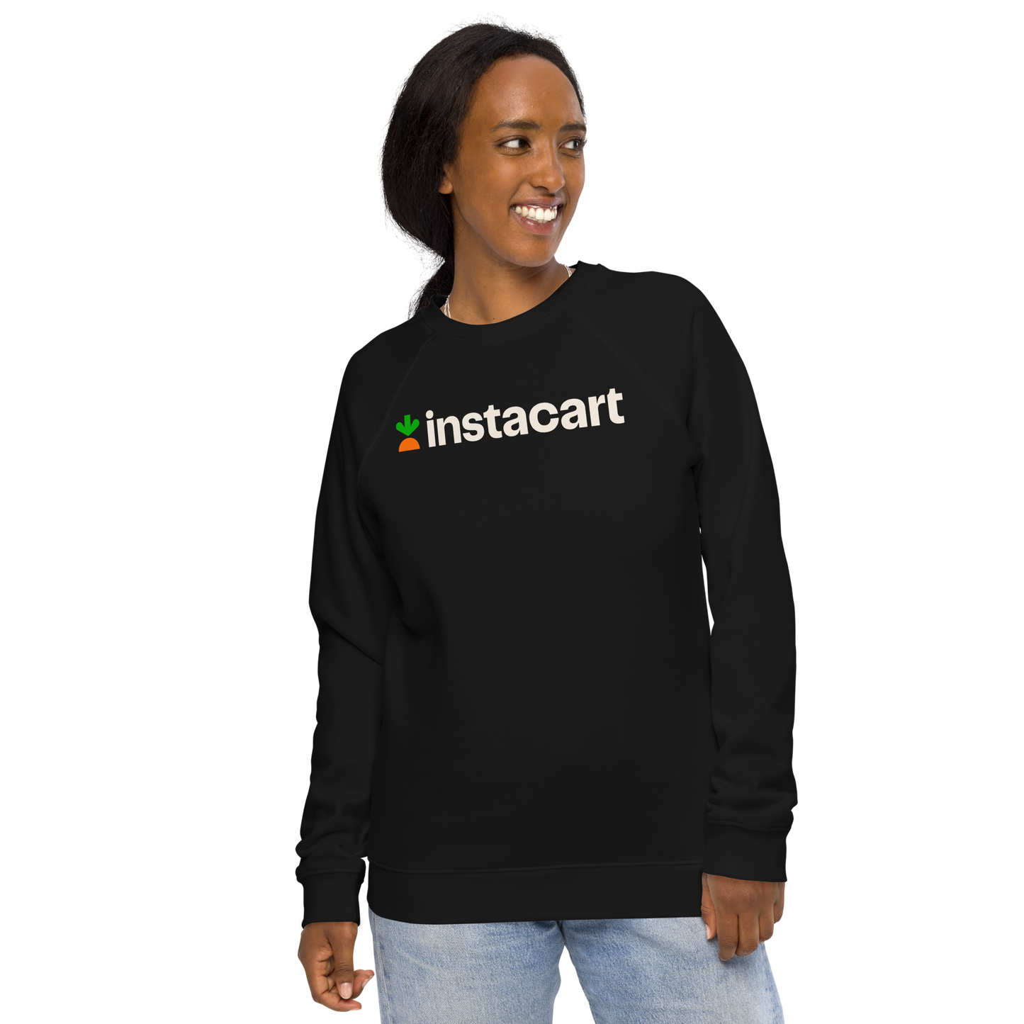Instacart Shopper Sweatshirt - Unisex Organic Raglan