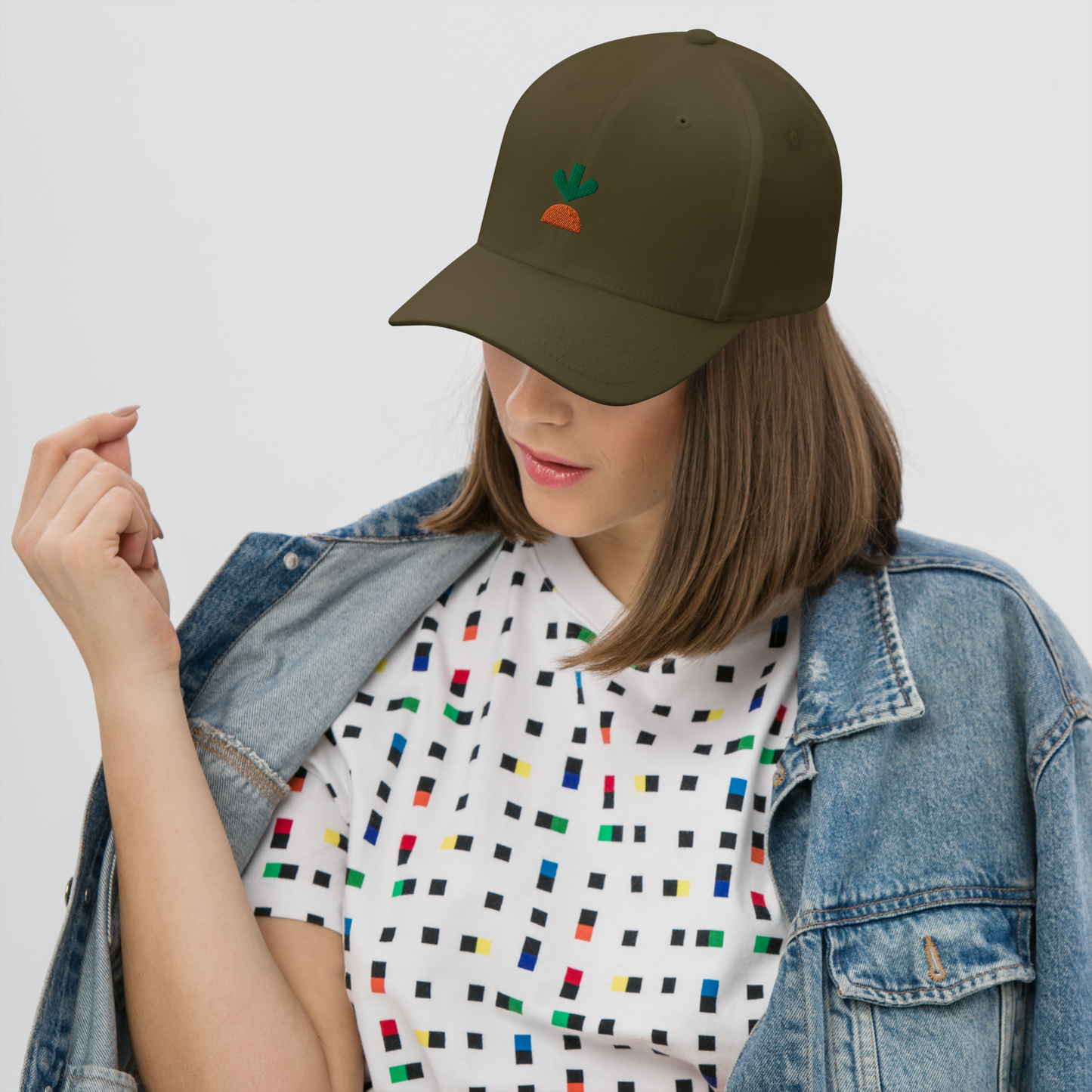 Instacart Carrot Flexfit Hat