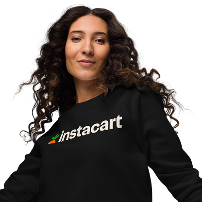 Instacart Shopper Sweatshirt - Unisex Organic Raglan