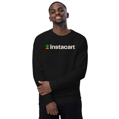 Instacart Shopper Sweatshirt - Unisex Organic Raglan