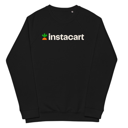 Instacart Shopper Sweatshirt - Unisex Organic Raglan