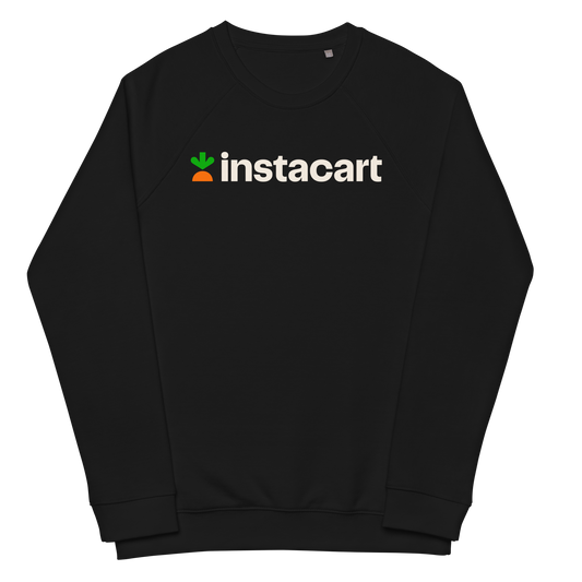 Instacart Shopper Sweatshirt - Unisex Organic Raglan