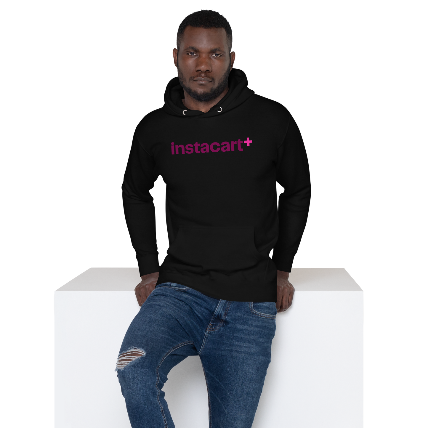 Premium Instacart Shopper Berry Hoodie