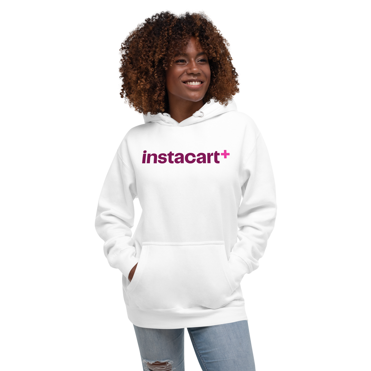 Premium Instacart Shopper Berry Hoodie