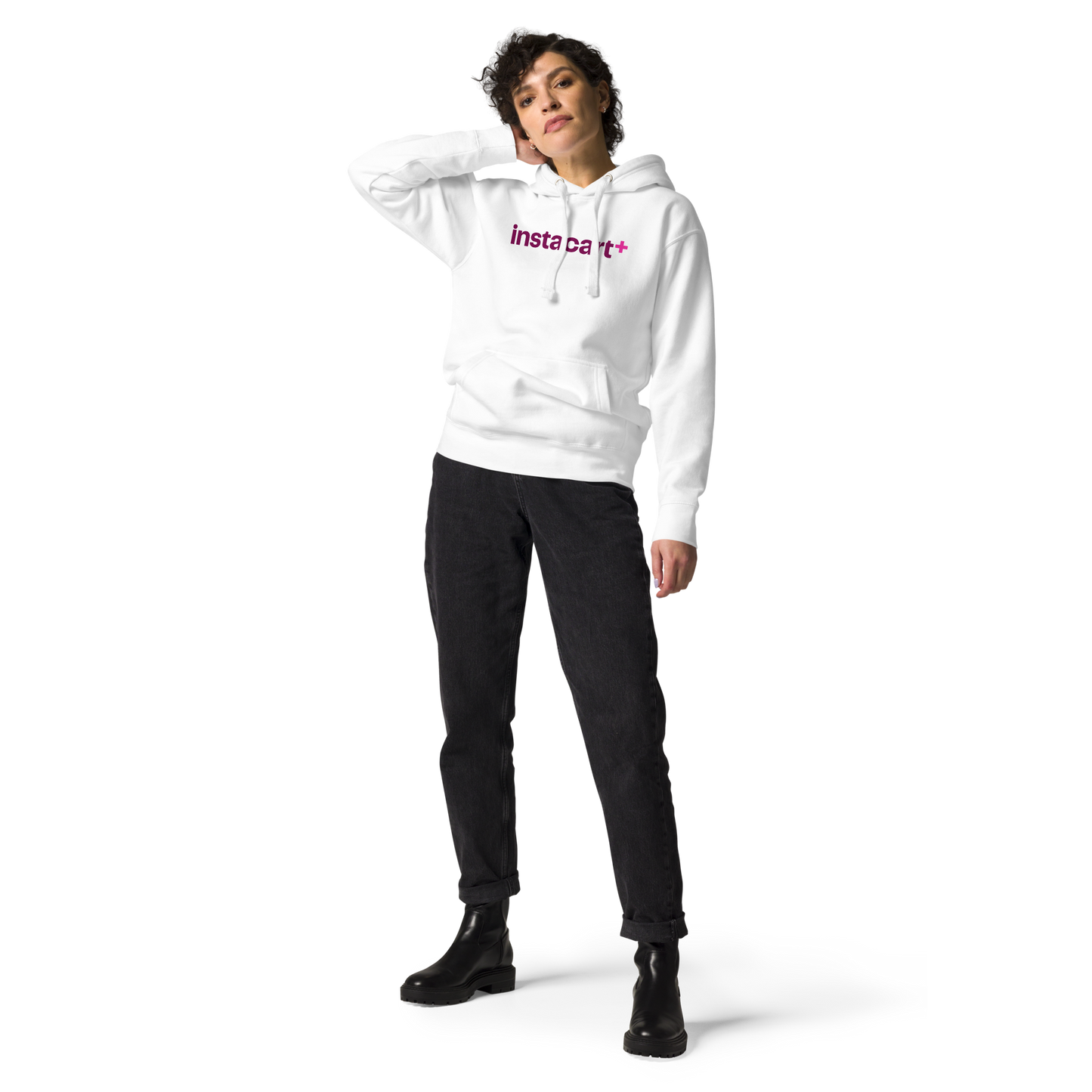 Premium Instacart Shopper Berry Hoodie