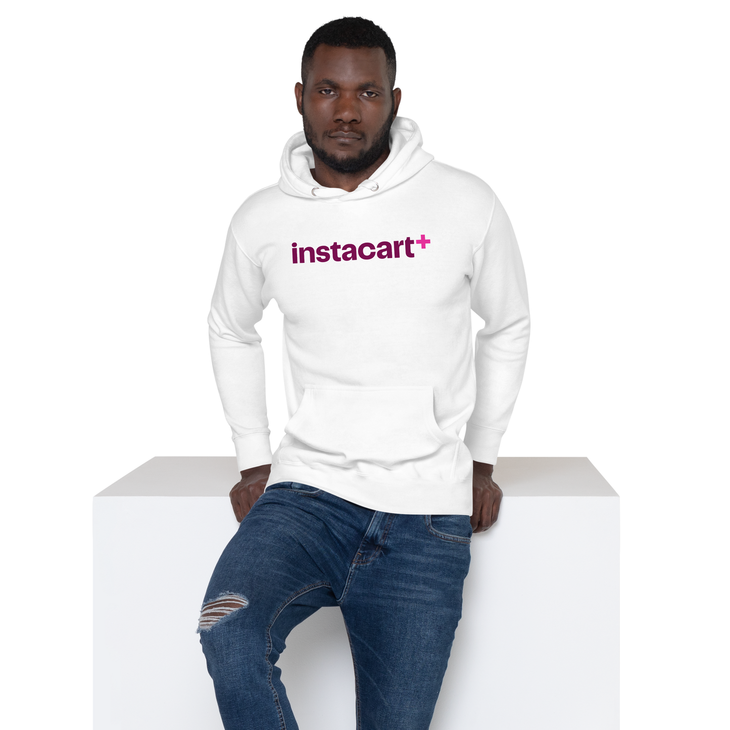 Premium Instacart Shopper Berry Hoodie